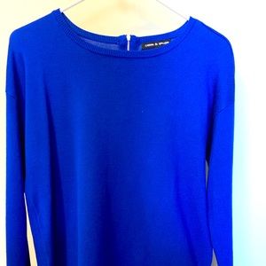 Royal blue sweater top
